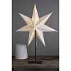 Изображение товара Звезда на подставке + сменный плафон StarTrading, Frozen, 80х55 см, бело-черная
