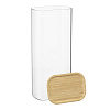 Изображение товара Банка для хранения прямоугольная Glass Bamboo, 2 л