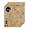 Изображение товара Подставка для канцелярских принадлежностей The Head, 12 см, серая