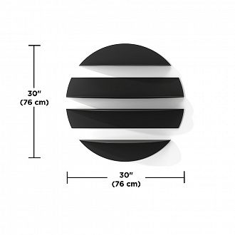 Изображение товара Полка настенная Solis, черная