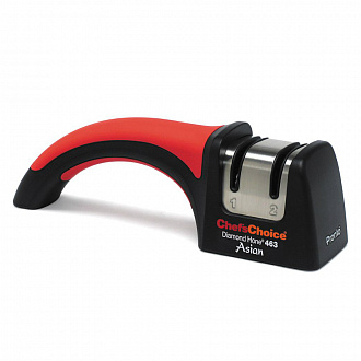 Изображение товара Точилка для ножей механическая Chef's Choice 463, красная с черным