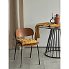 Изображение товара Подушка на стул из хлопка цвета карри из коллекции Essential, 40х40 см