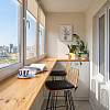 Изображение товара Стул барный Vetle Flat, ротанг