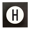 Изображение товара Крючок H Design Letters, AJ vintage ABC