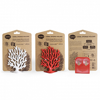 Изображение товара Держатель для мочалок Coral Sponge, красный