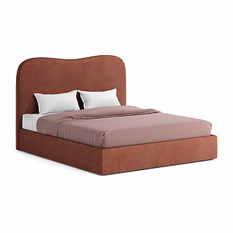Кровать Dreamscape, 152x217х130 см, терракотовая