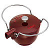 Изображение товара Чайник Staub, круглый, 16,5 см, 1,15 л, гранатовый