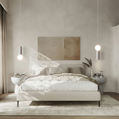 картинка Светильник подвесной Modern, Shapes, Ø10х228 см, матовый белый от магазина Одежда+