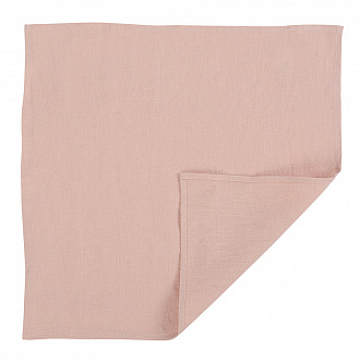 Изображение товара Салфетка сервировочная салфетка из умягченного льна розово-пудрового цвета из коллекции Essential, 45х45 см