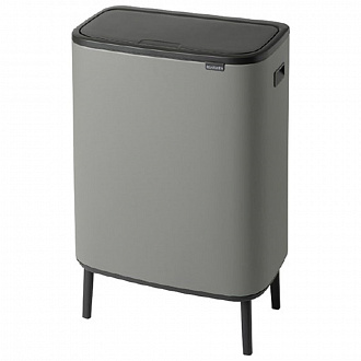 Изображение товара Бак для мусора Brabantia, Touch Bin Bo Hi, 2х30 л, минерально-серый