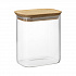Банка для хранения прямоугольная Glass Acacia, 950 мл