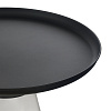 Изображение товара Столик кофейный Dahl, Ø70,5х43 см, черный/серый