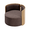 Изображение товара Кресло крутящееся Lagom 800, ∅82,5 см, шоколад/натуральный дуб