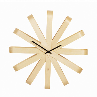 Изображение товара Часы настенные Ribbon, Ø51 см, дерево