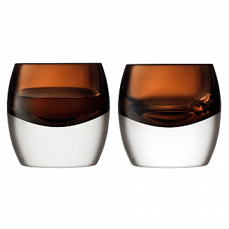 Изображение товара Набор низких стаканов Whisky Club, 230 мл, коричневый, 2 шт.