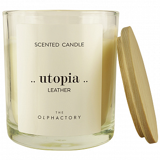 Изображение товара Свеча ароматическая The Olphactory, Utopia, Leather, 40 ч