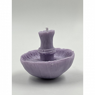 Свеча ароматическая Шампиньон, 4,5 см, фиолетовая