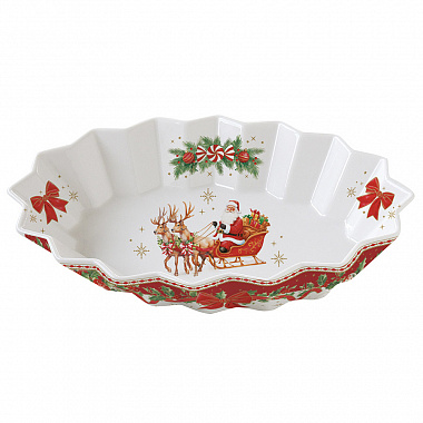 картинка Блюдо овальное Christmas Heritage, 25х17 см от магазина Одежда+