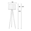 Изображение товара Лампа напольная Tripod, черная