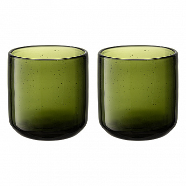 картинка Набор стаканов Flowi, 310 мл, темно-зеленые, 2 шт. от магазина Одежда+