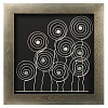 Изображение товара Панно на стену Ростки, черное/серебро