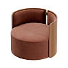 Изображение товара Кресло крутящееся Lagom 800, ∅82,5 см, сиена/орех