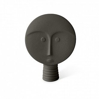 Изображение товара Фигура декоративная Maschera, 14х6х18 см, темно-серая