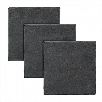 картинка Набор салфеток из микрофибры Cozy Clean, 30х30 см, темно-серые, 3 шт. от магазина Одежда+
