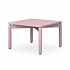 Столик кофейный Saga, 60х60 см, розовый