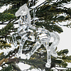 Изображение товара Игрушка елочная Horse, Грациозные лошади, 9 см, серебристая