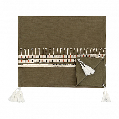 Дорожка на стол Nomad grid из коллекции Ethnic, 45х150 см, анонс элемента