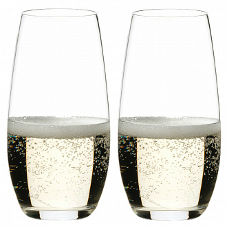 Изображение товара Набор бокалов Riedel "O" Champagne, 264 мл, 2 шт., бессвинцовый хрусталь