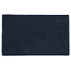Изображение товара Коврик для ванной ворсовый из чесаного хлопка темно-синего цвета из коллекции Essential, 50х80 см