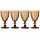 Набор бокалов для вина Dubai, 400 мл, янтарный, 4 шт.