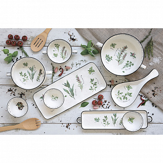 Изображение товара Блюдо прямоугольное Easy Life, Herbarium, 36х15,5 см