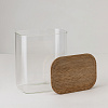 Изображение товара Банка для хранения прямоугольная Glass Acacia, 950 мл