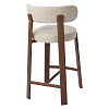 Изображение товара Стул барный Баланс, букле, светло-серый
