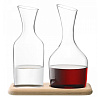 Изображение товара Набор кувшинов для вина и воды на деревянной подставке 1,2 л/1,4 л