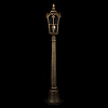 Изображение товара Фонарь уличный Outdoor, Albion, 1 лампа, 16х16х115 см, черный с золотом