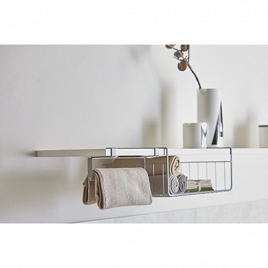 картинка Держатель для полотенец подвесной Granli, 24х8,5 см, серый от магазина Одежда+