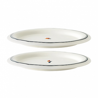 картинка Набор обеденных тарелок Plush, Little Petals, Ø26, 2 шт. от магазина Одежда+