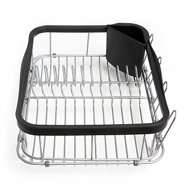 картинка Сушилка для посуды Sinkin, 28х14х47 см, черный, никель от магазина Одежда+