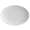 Изображение товара Тарелка овальная «Икра», 30х22 см, белая