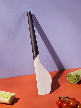 картинка Лопатка SmartChef, 32 см, бежевая/бордовая от магазина Одежда+