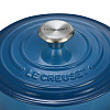 Изображение товара Кастрюля чугунная Le Creuset, Ø18 см, голубая