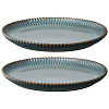 Изображение товара Набор из двух тарелок темно-серого цвета из коллекции Kitchen Spirit, 21 см