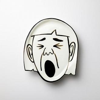 Тарелка Внучка, 21х18 см