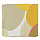 Скатерть из хлопка горчичного цвета с авторским принтом из коллекции Freak Fruit, 170х250 см