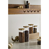 Изображение товара Банка для хранения квадратная Glass Bamboo, 1,1 л
