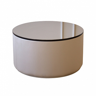 Столик Moon, ∅66 см, зеркало/бежевый, анонс элемента